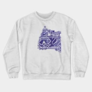 Retro Space Blaster Gun Illustration No. 973 Crewneck Sweatshirt